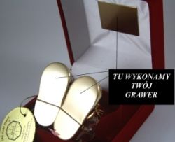 Buciki Swarovski na chrzciny