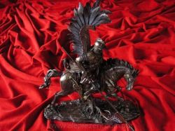 Polski Husarz w pełnym rynsztunku