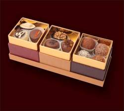 Jesienne kuferki z pralinami