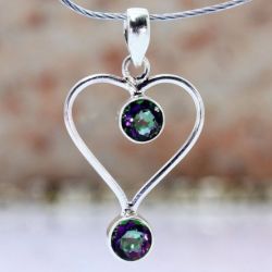 Srebrna zawieszka Mistyczny Topaz