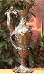 Przepiękny wazon z aktem kobiety