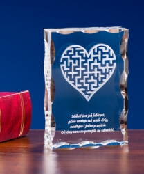 Labirynt miłości - statuetka 3D