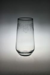 Dekorowana szklanka wysoka