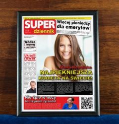 Najpiękniejsza Kobieta - Okładka Gazety