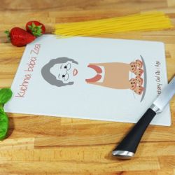 Szklana deska do krojenia z nadrukiem