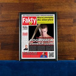 Obramowana Okładka Gazety