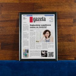 Obramowana Okładka Gazety
